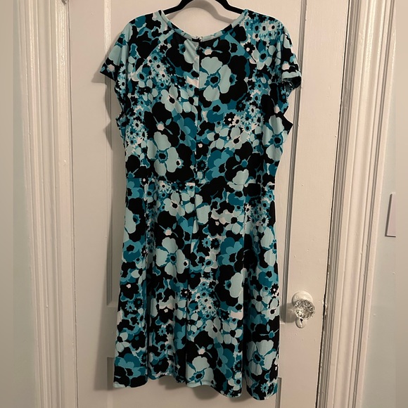 NWT Michael Kors Plus Size Floral-Print A-Line Dress Size 2X - Picture 5 of 8